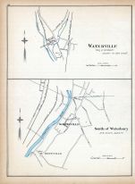 Waterville, South of Waterbury, Connecticut State Atlas 1893